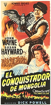 The Conqueror 1956 film poster 3