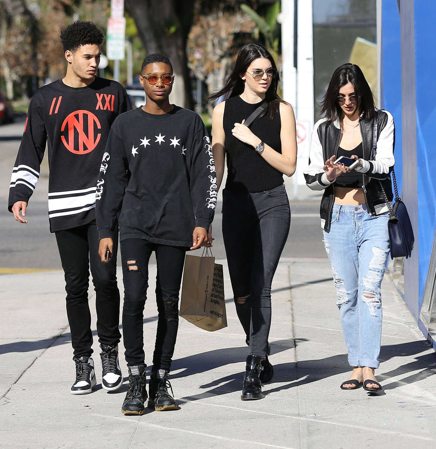 Kendall Jenner in Tight Ripped Jeans 03