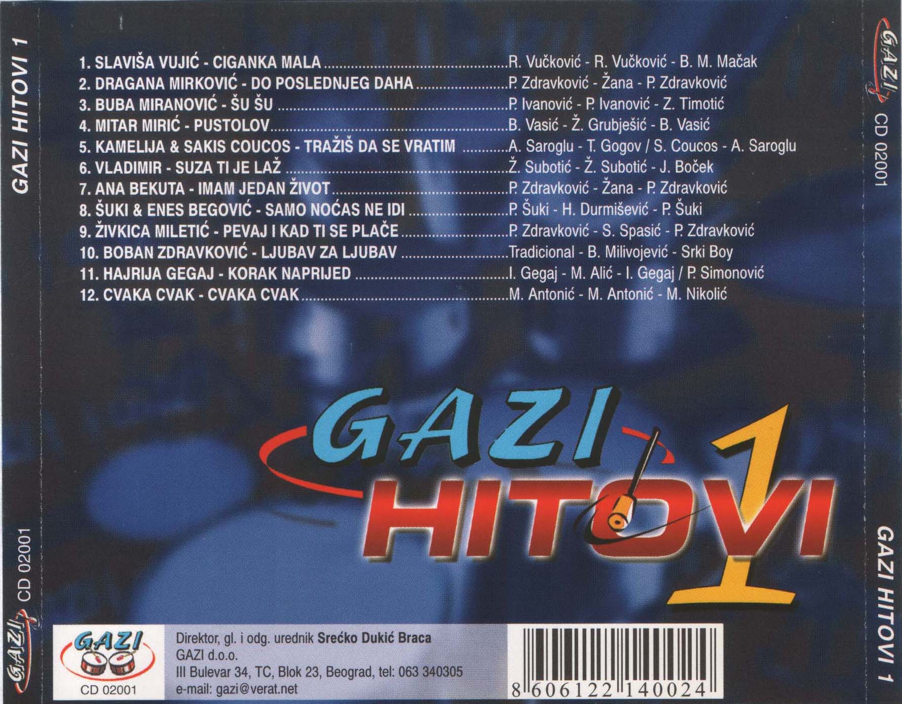 Gazi Hitovi 1 2002 Zadnja
