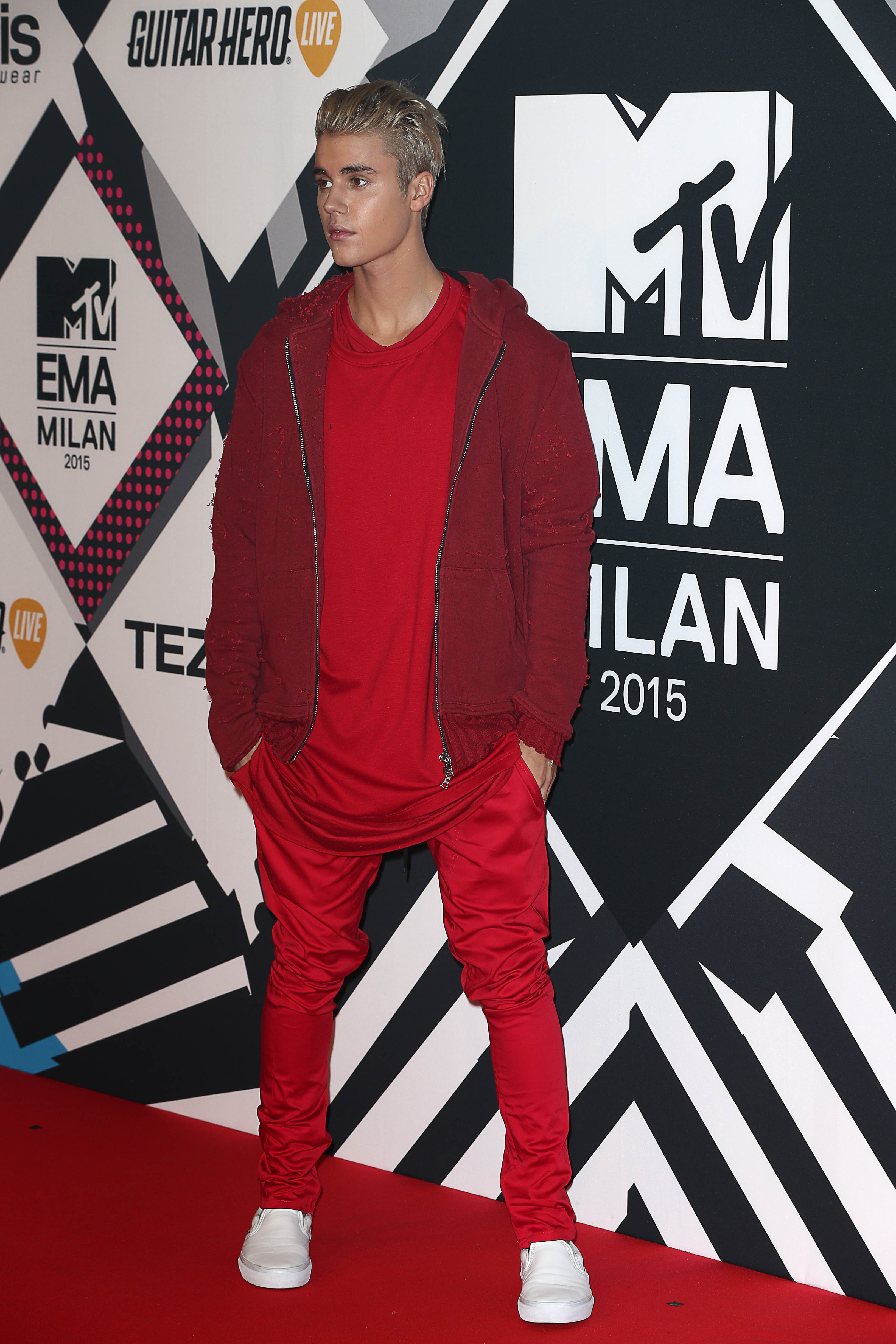 Justin Bieber attends the MTV EMAs 2015