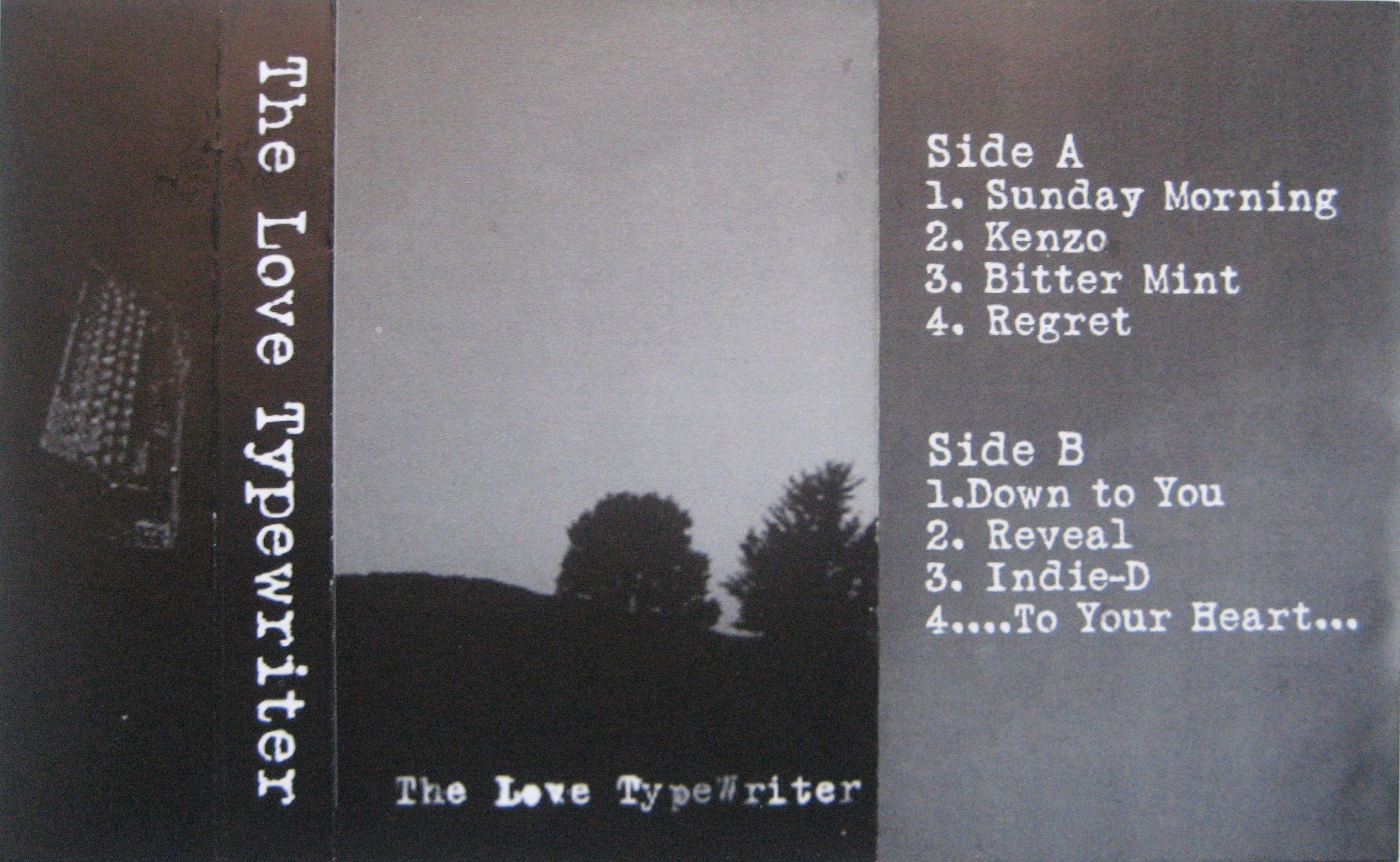 the love typewriter cover