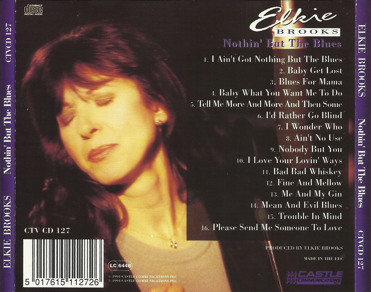 Elkie Brooks Nothin But The Blues Trasera