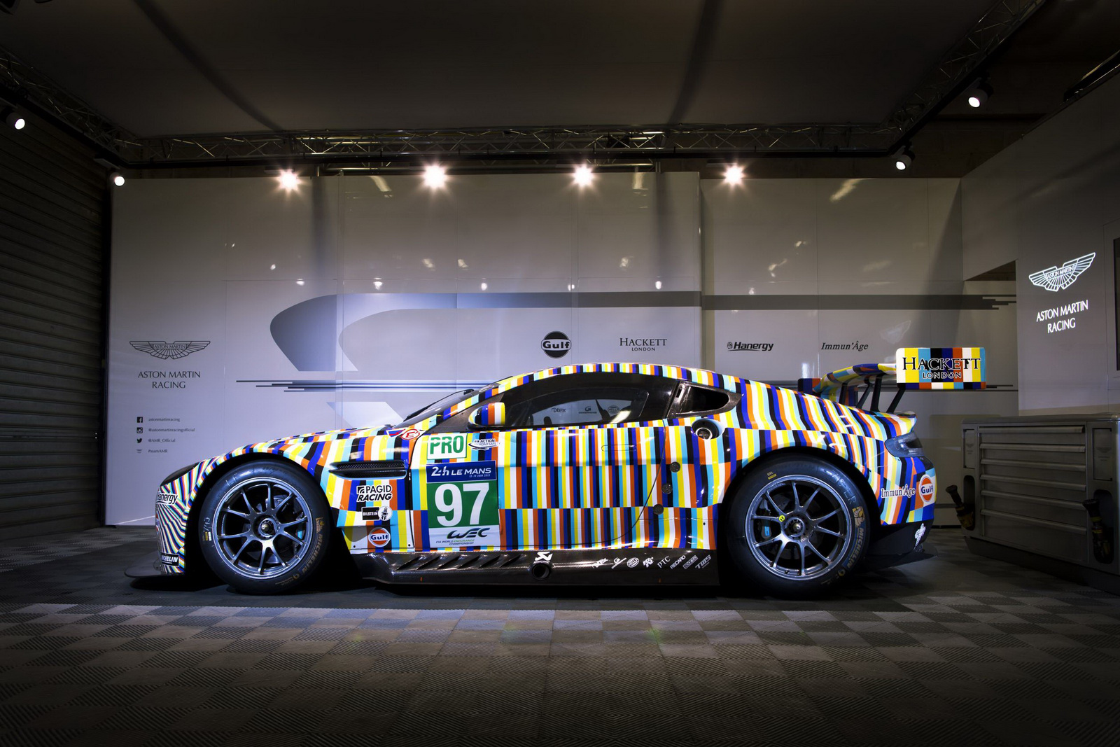 Aston Martin Vantage GTE art car