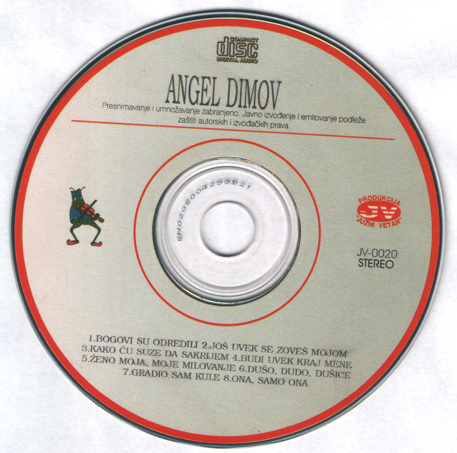 Angel Dimov 2000 Cd