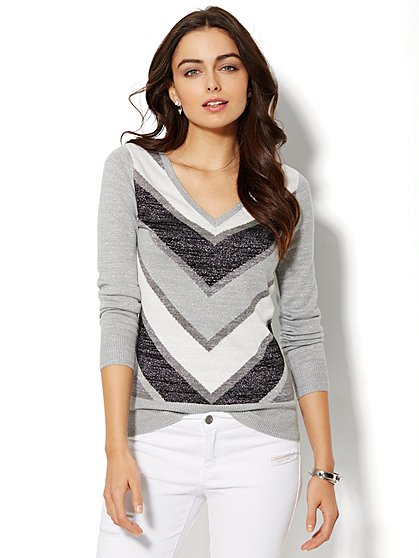 Waverly Sweater Lurex Stripe 02142395 006 av 1